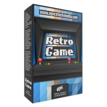 retro game sound effects library