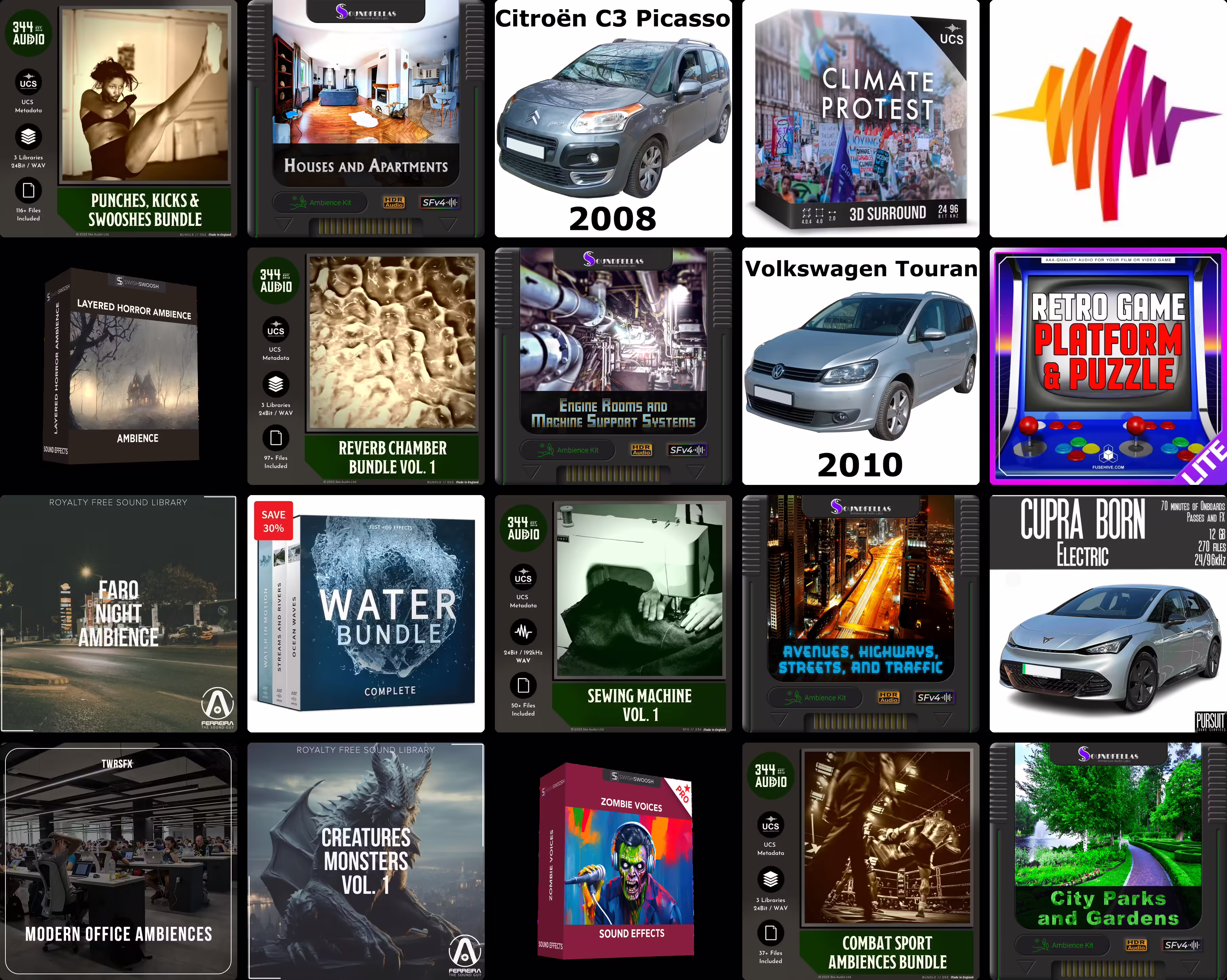 19 new sound libraries